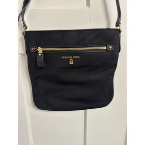 Michael Kors Kelsy Nylon Crossbody with Gold Hardware